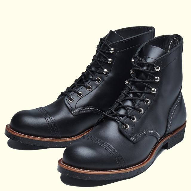 REDWING IRON RANGE 8080(D)(6H(24.5cm) BLACK CHROME): Red Wing