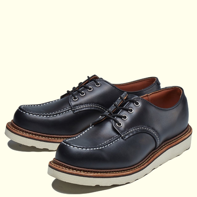 REDWING CLASSIC OXFORD 8106(D)(6H(24.5cm) BLACK CHROME): Red Wing 