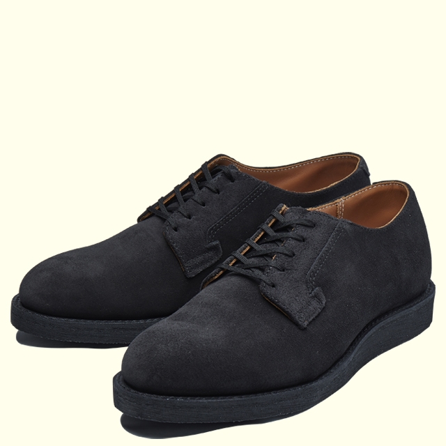 REDWING POSTMAN OXFORD 9112(D)(6H(24.5cm) BLACK ABILENCE): Red Wing