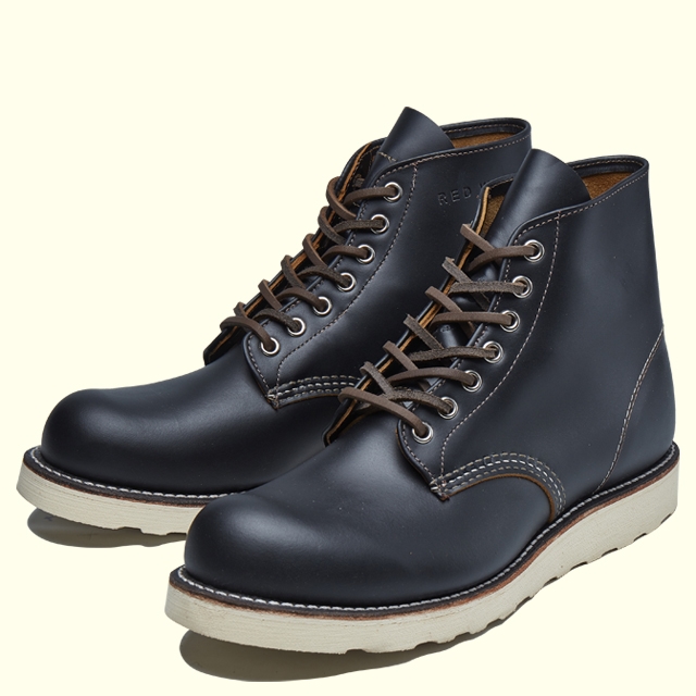 REDWING IRISH SETTER 6' ROUND-TOE 9870(D)(6H(24.5cm) BLACK