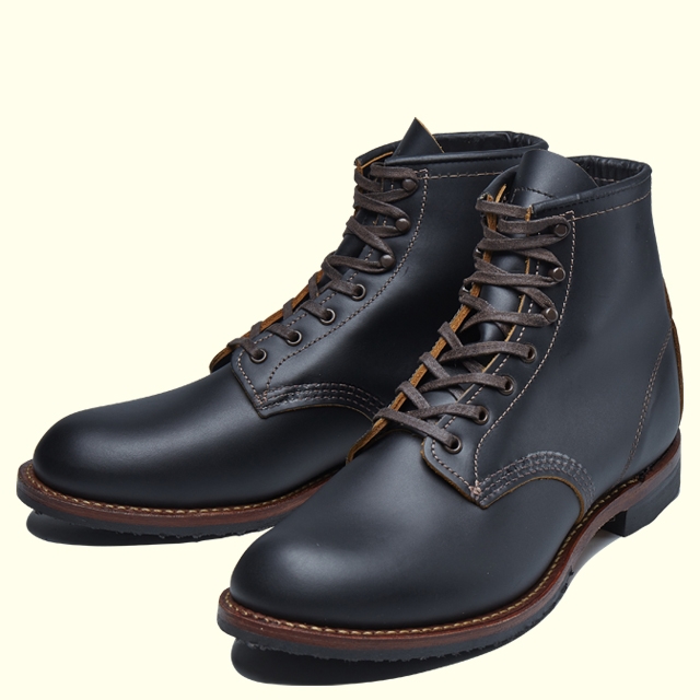 REDWING BECKMAN FLATBOX 9060(D)(6(24.0cm) BLACK KLONDIKE): Red