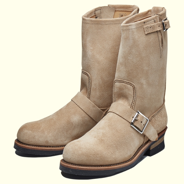 REDWING 11'ENGINEER STOVEPIPE 9269(D)(9H(27.5cm) TAN BULL HIDE