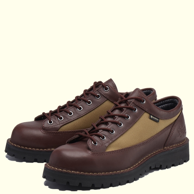 Danner D121018 W'S DANNER FIELD LOW(5H(22.5cm) D.BROWN/BEIGE