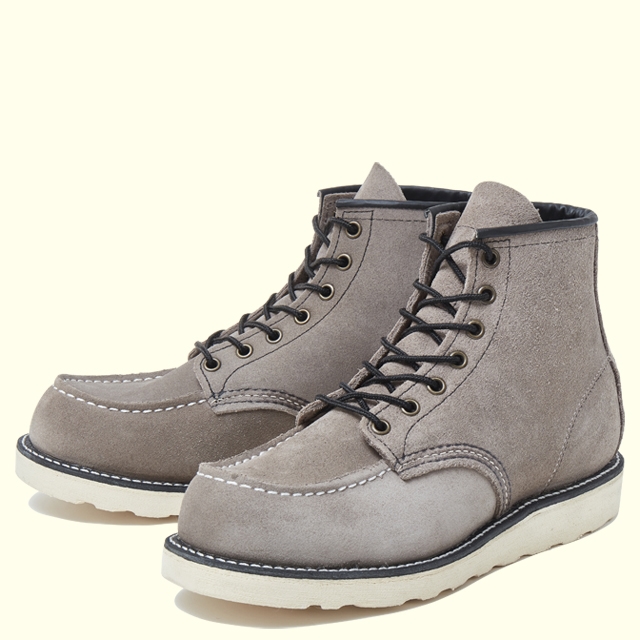 REDWING 6' CLASSIC MOC 8863(D)(6H(24.5cm) SLATE): Red Wing Shoes 