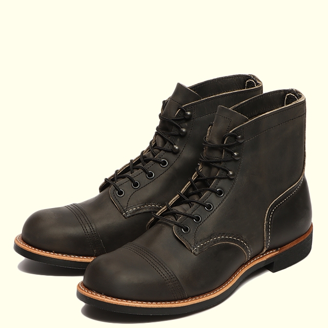 REDWING IRON RANGER 8086(D)(7(25.0cm) CHARCOAL): Red Wing Shoes ...