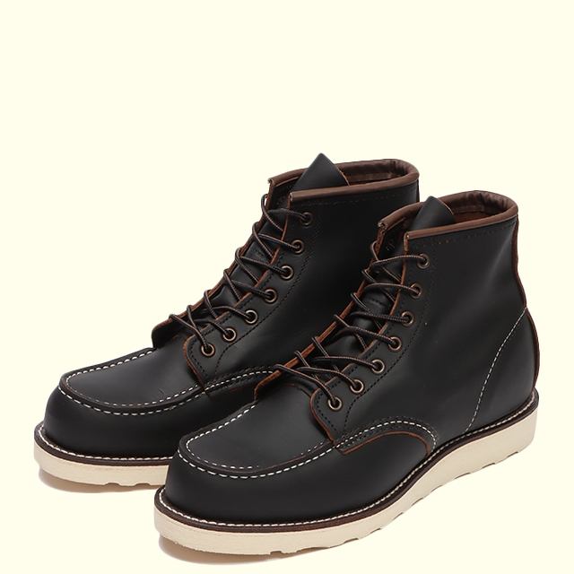 6`CLASSIC MOC 8849 (D)(7(25.0cm) BLACK PRAIRIE): Red Wing Shoes