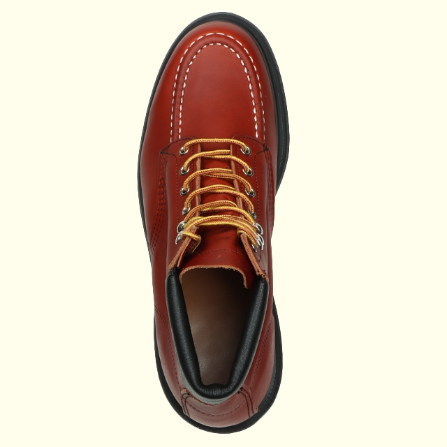 REDWING SUPERSOLE 6' MOC-TOE 8804(E)(6H(24.5cm) ORO RUSSET): Red 