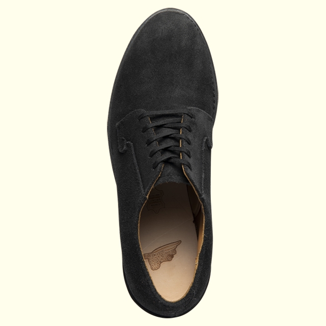 RED WING POSTMAN OXFORD 9112 MILK (D)(6H(24.5cm) BLACK ABILENCE): Red