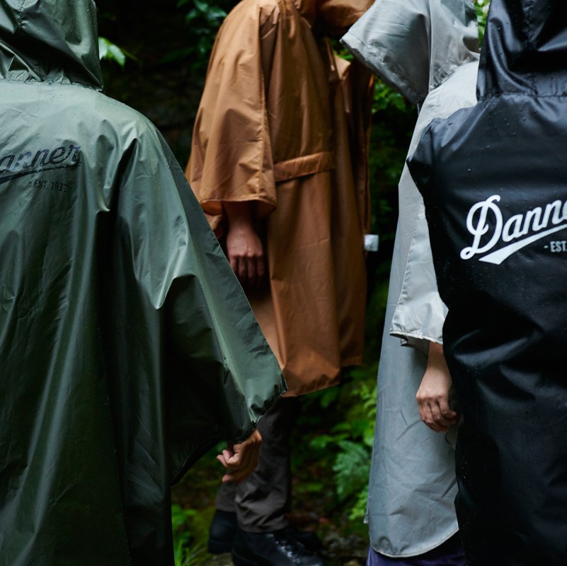 DANNER PONCHO BLACK 【売れ筋】 BLACK