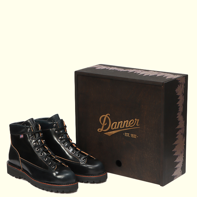 Danner 30492 DANNER LIGHT CORDOVAN(8(26.0cm) BLACK): Danner