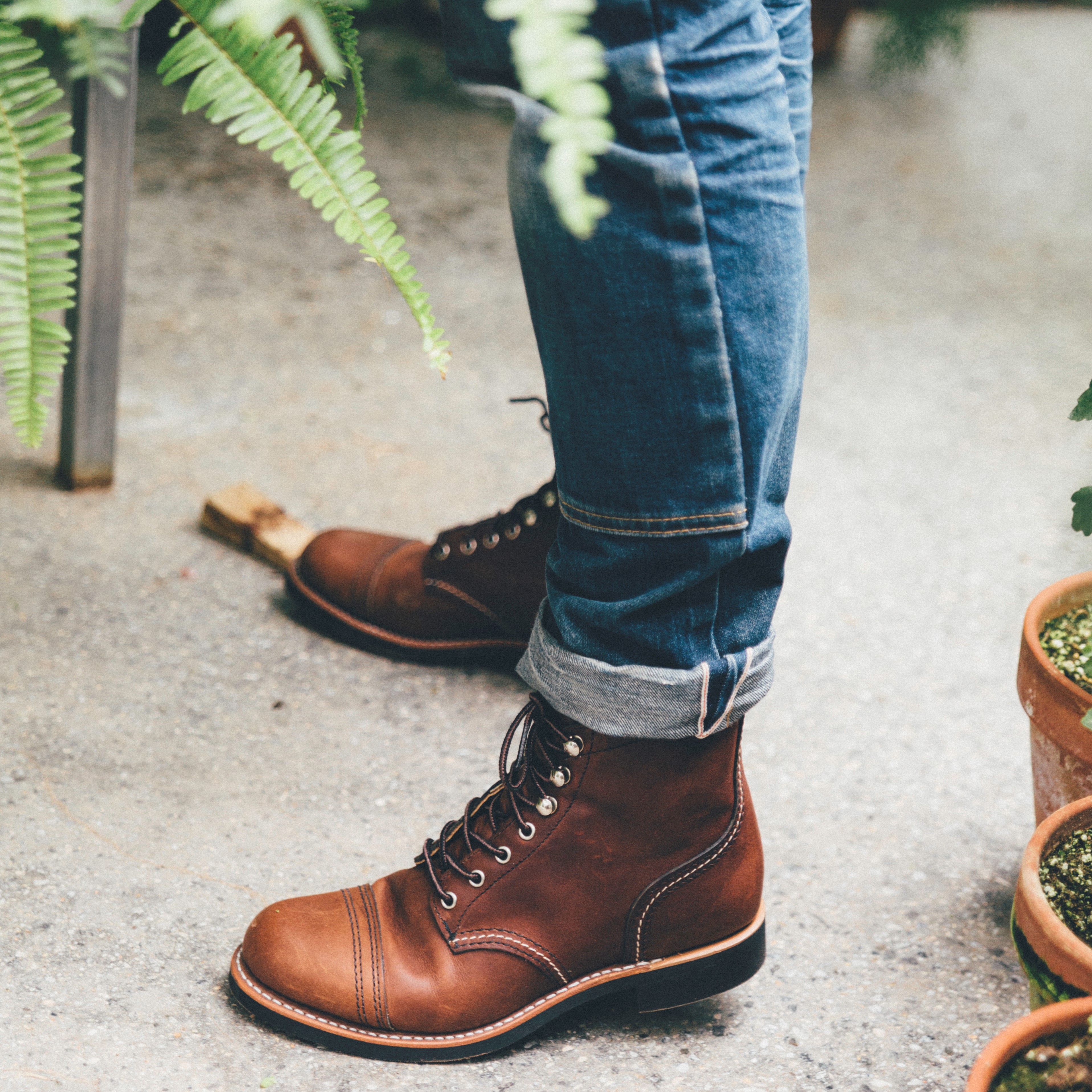 REDWING W'S IRON RANGER(5H(22.5cm) AMBER HERNESS): Red Wing Shoes ...