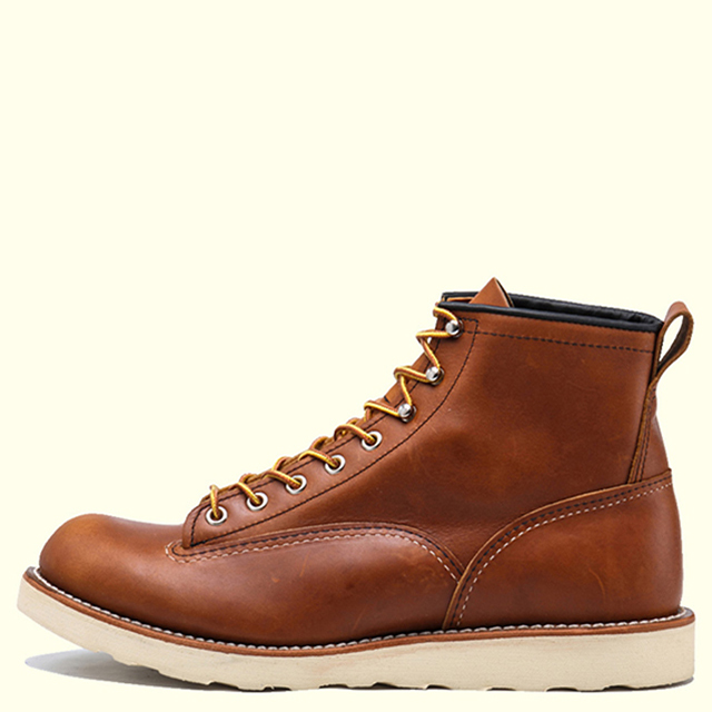 RED WING 6'' LINEMAN BOOTS 2904(6H(24.0cm) BROWN): GOOD ...