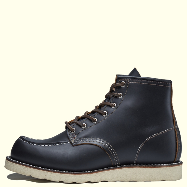 REDWING IRISH SETTER 6' MOC-TOE 9874(E)(6H(24.5cm) BLACK KLONDIKE