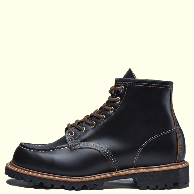 REDWING IRISH SETTER 6' MOC-TOE V 9878(E)(9(27.0cm) BLACK