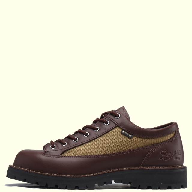 Danner D121018 W'S DANNER FIELD LOW(5H(22.5cm) D.BROWN/BEIGE): Danner