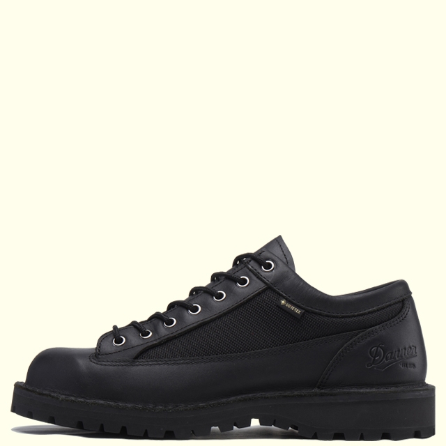 Danner D121018 W'S DANNER FIELD LOW(5H(22.5cm) BLACK/BLACK ...