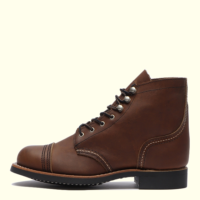 REDWING W'S IRON RANGER(5H(22.5cm) AMBER HERNESS): Red Wing Shoes 