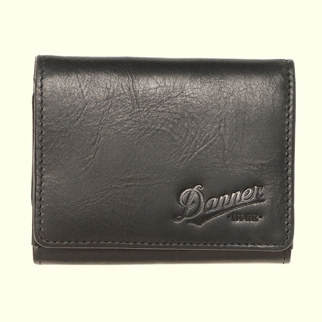 �yDANNER�zLEATHER TRIFOLD WALLET