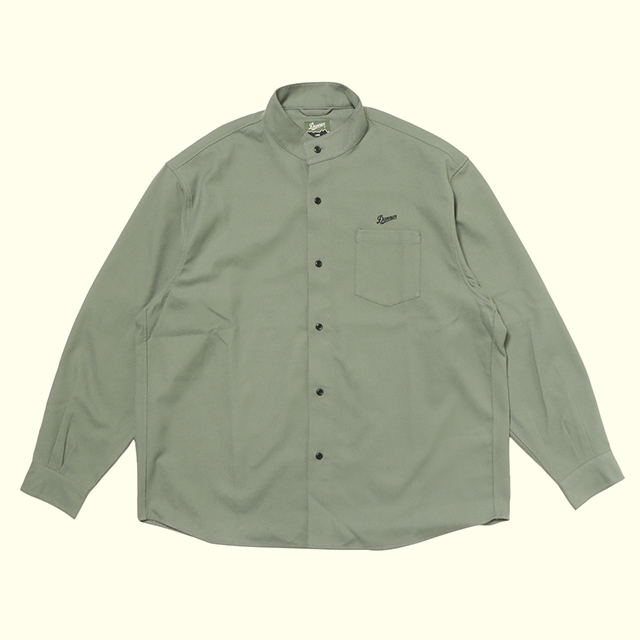 yDannerzBrushFinish BandCollar LShirt