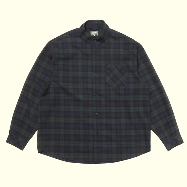 yDannerzBrushFinish BandCollar LShirt