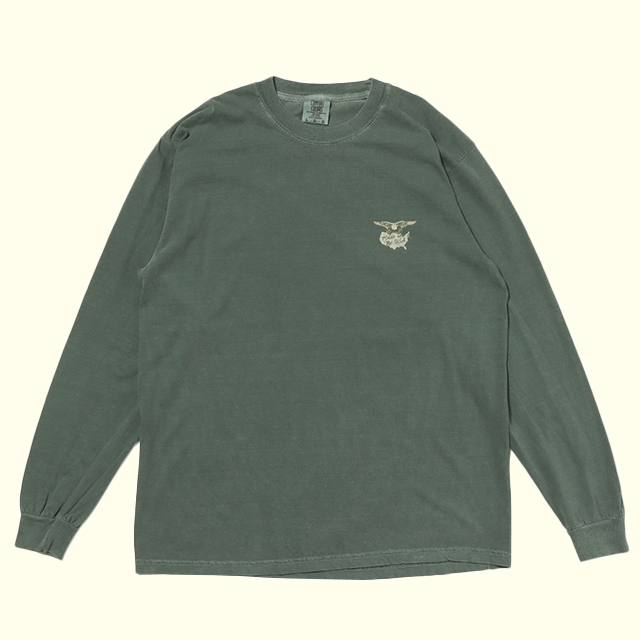 yWHITE'Sz Eagle Logo LONG TEE