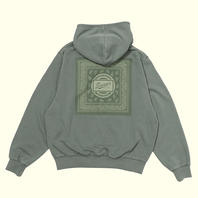 �yDANNER�zBANDANA LOGO ZIP PARKA