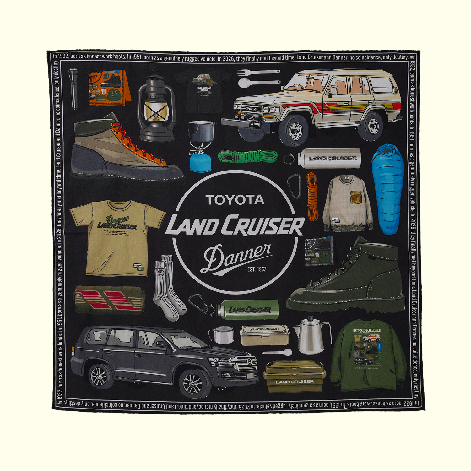 �yDanner × LAND CRUISER�zPack-Up Bandana
