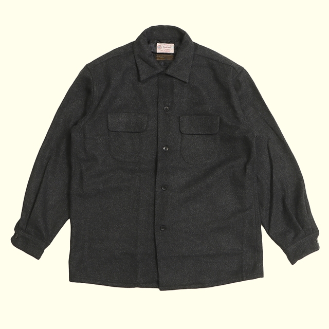 �yTOWNCRAFT × STUMPTOWN�zWOOL LOOP COLLAR W-PKT SHIRT